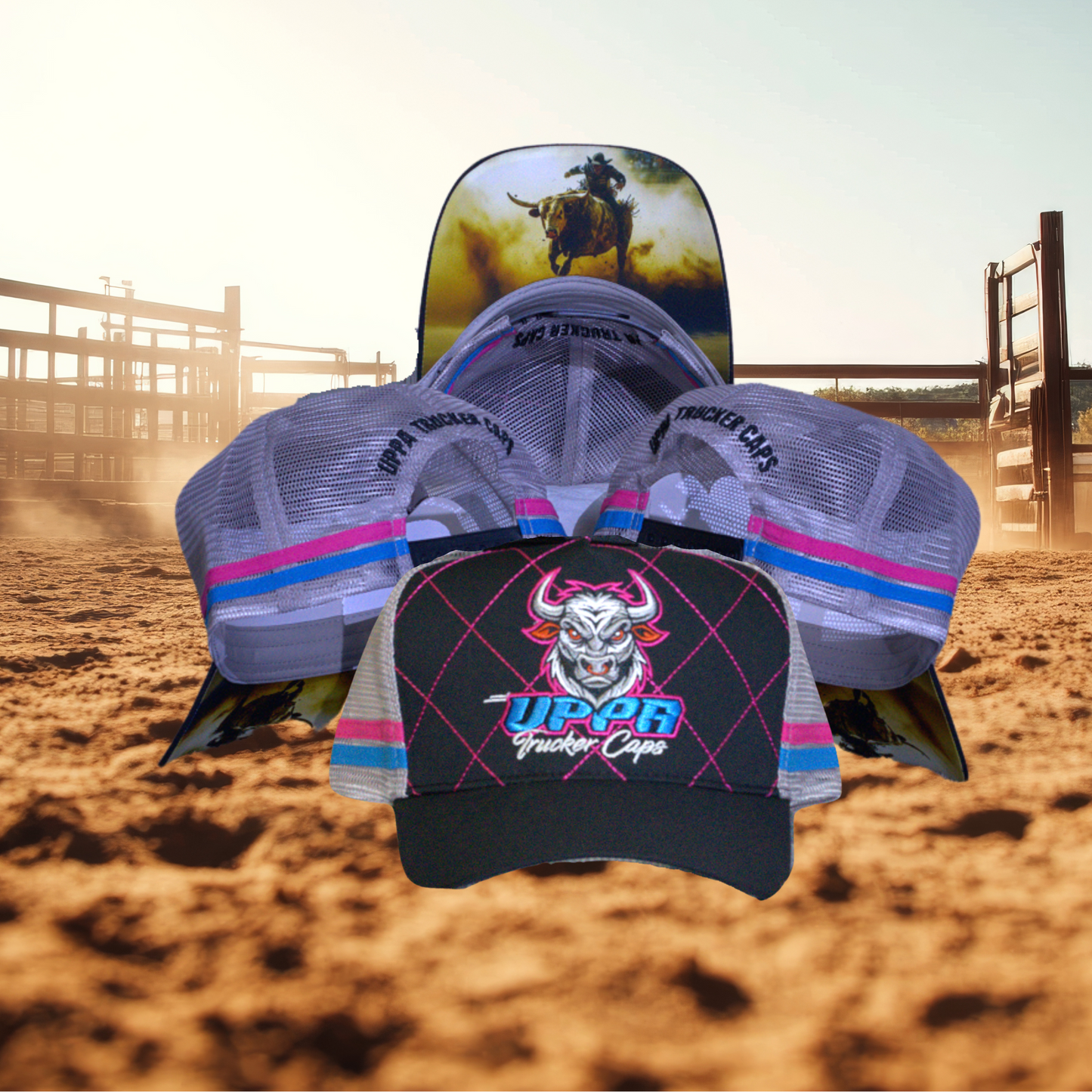 UPPA trucker cap bull country hat