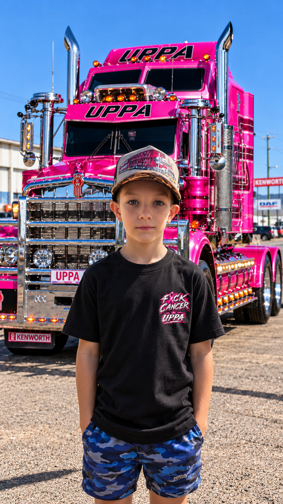 KIDS FK CANCER PINK EDITION TEE