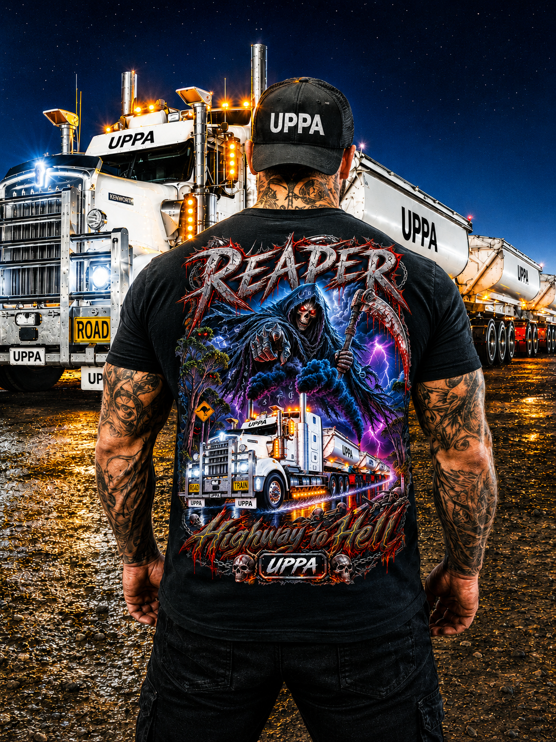 HIGHWAY TO HELL REAPER TEE