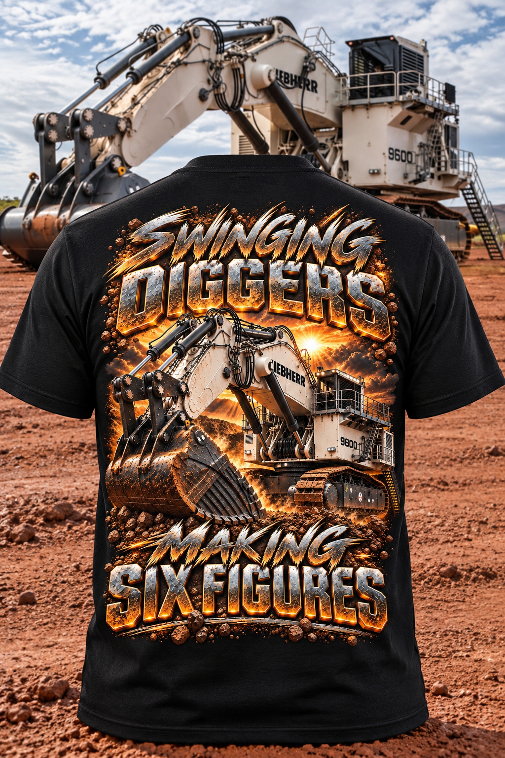 SWINGING DIGGERS TEE