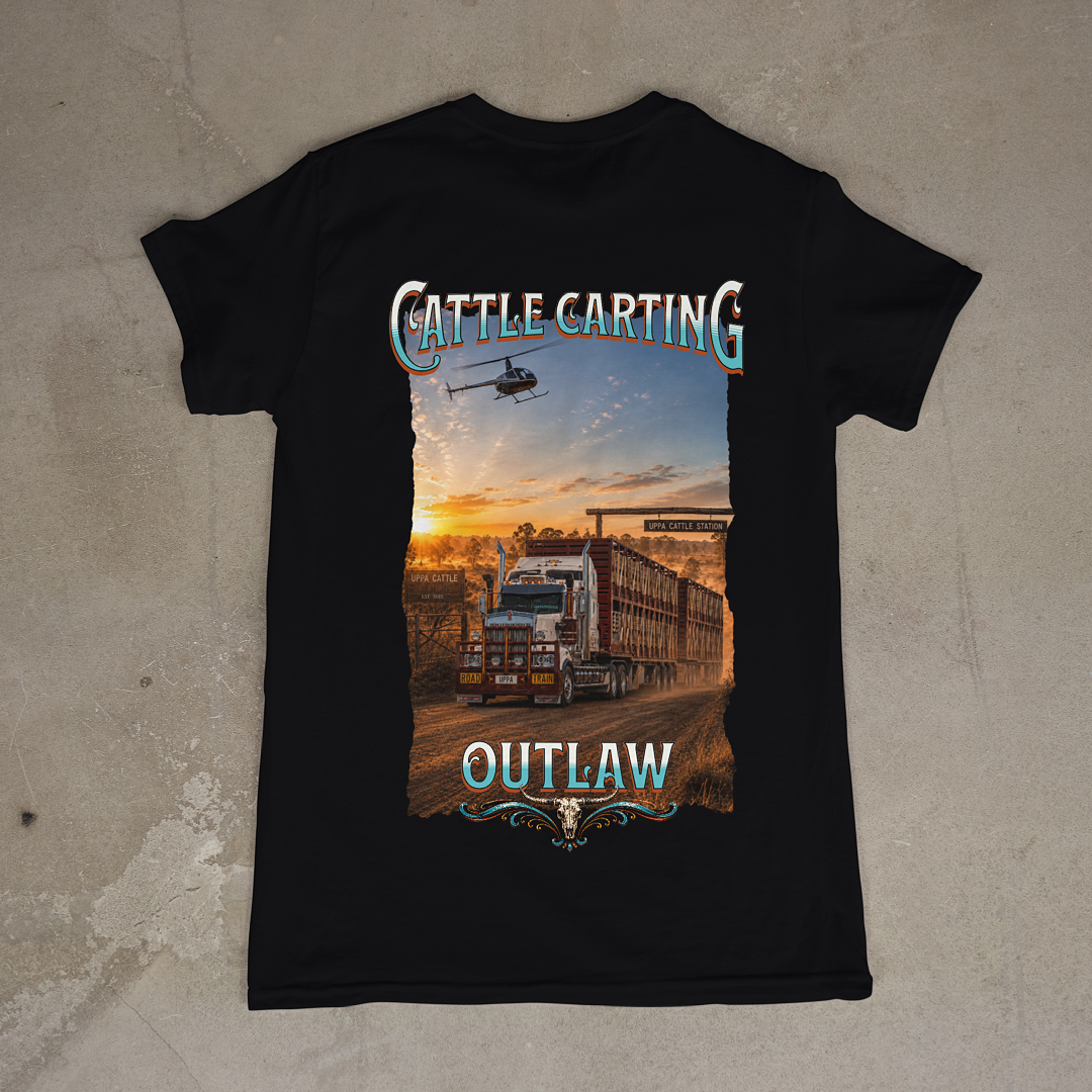 CATTLE CARTING OUTLAW TEE