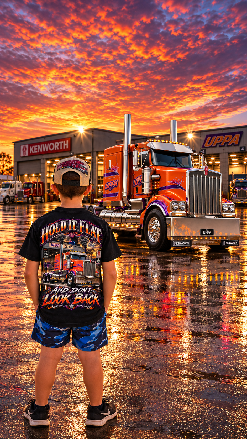 KIDS HOLD IT FLAT TEE