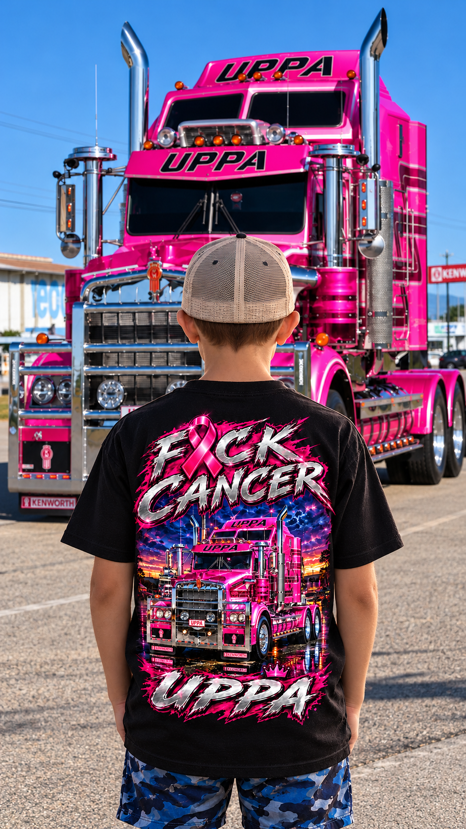 KIDS FK CANCER PINK EDITION TEE