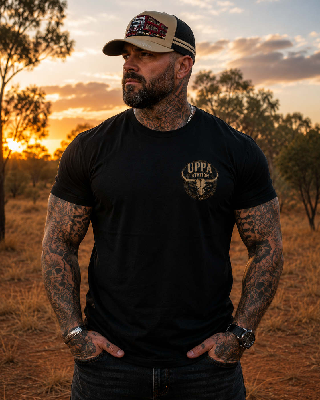 CATTLE CARTING OUTLAW TEE