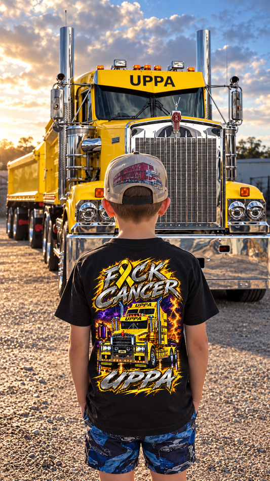 KIDS FK CANCER YELLOW  EDITION TEE