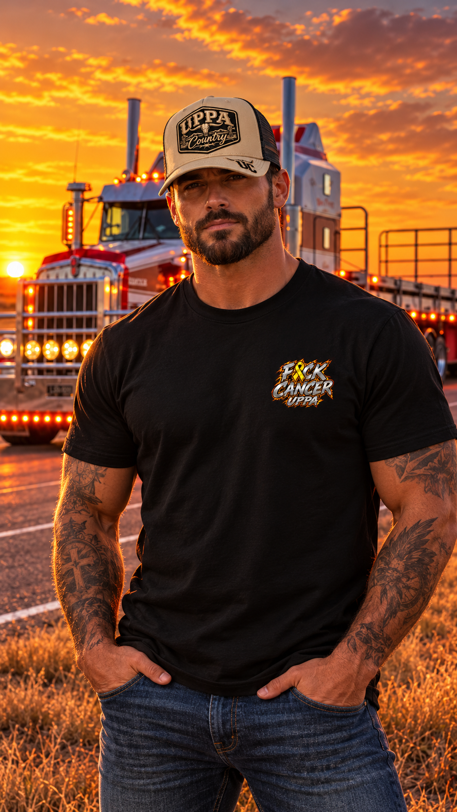 FK CANCER YELLOW  EDITION TEE