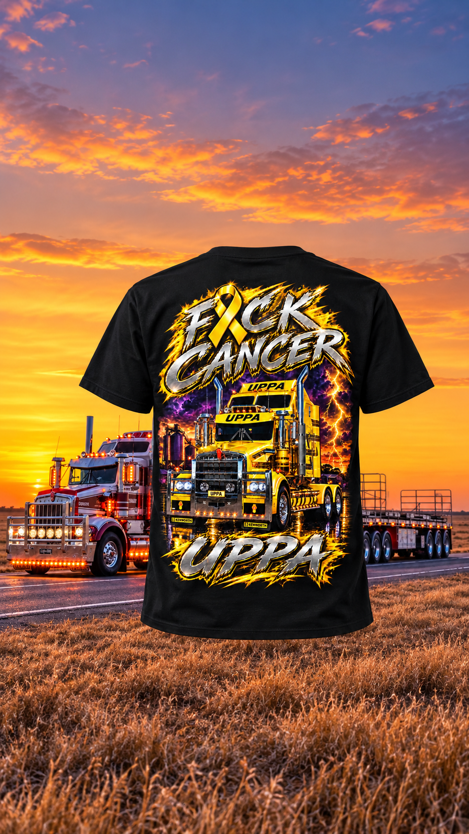FK CANCER YELLOW  EDITION TEE